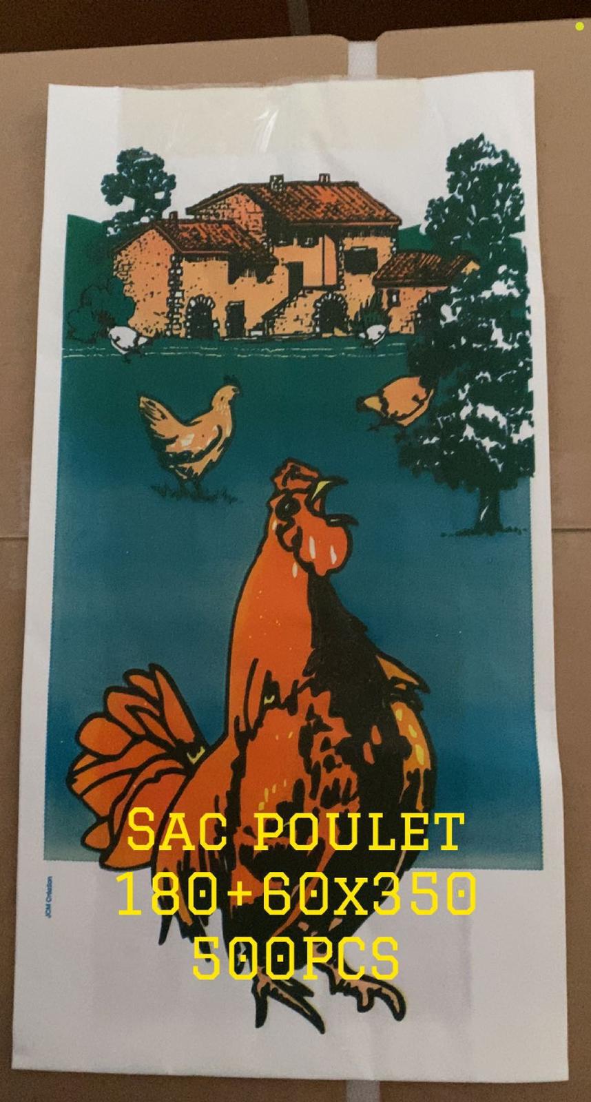Papier boucherie duplex/Sac poulet rôti, sac réutilisable 14 €