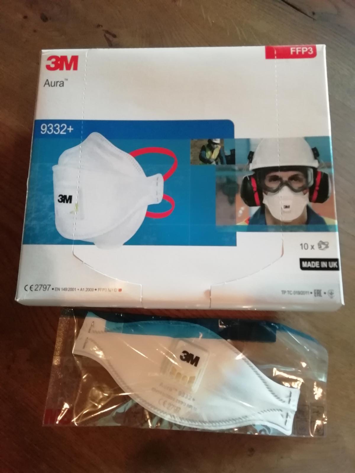 Masque de Protection FFP3 3M Aura 9332+