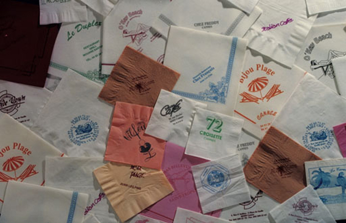 Serviette pure ouate 2 plis personnalisée