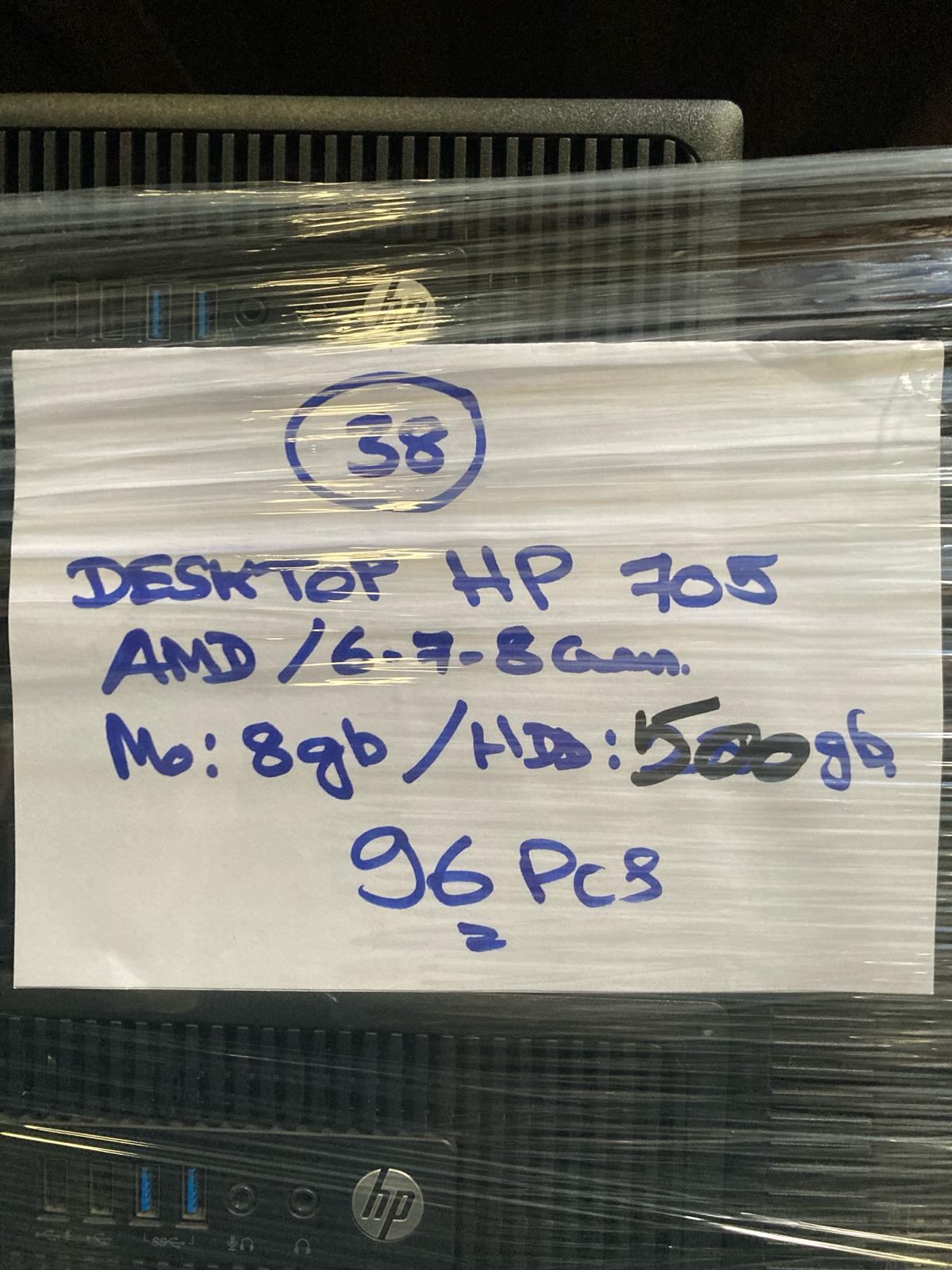 Unité centrale HP desktop 705 AMD A-8350