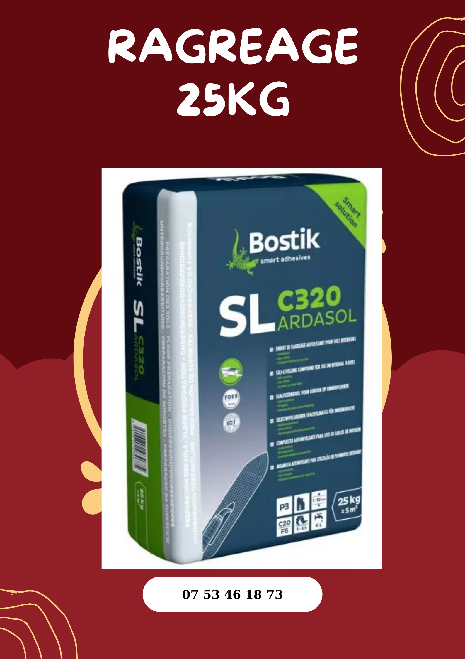 RAGREAGE FİBRE NORMAL BOSTİK 25KG