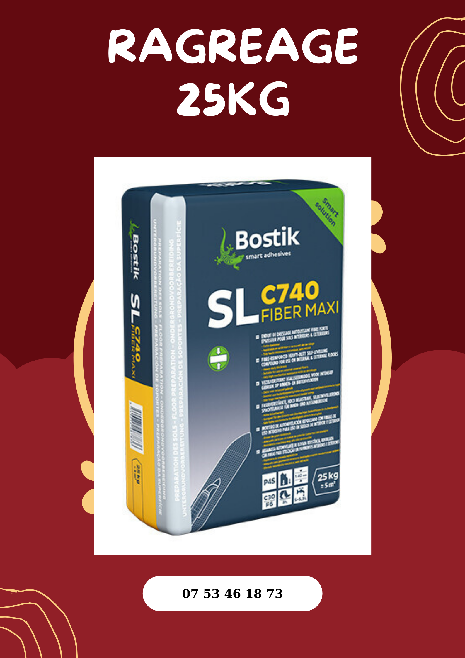 RAGREAGE FİBRE NORMAL BOSTİK 25KG