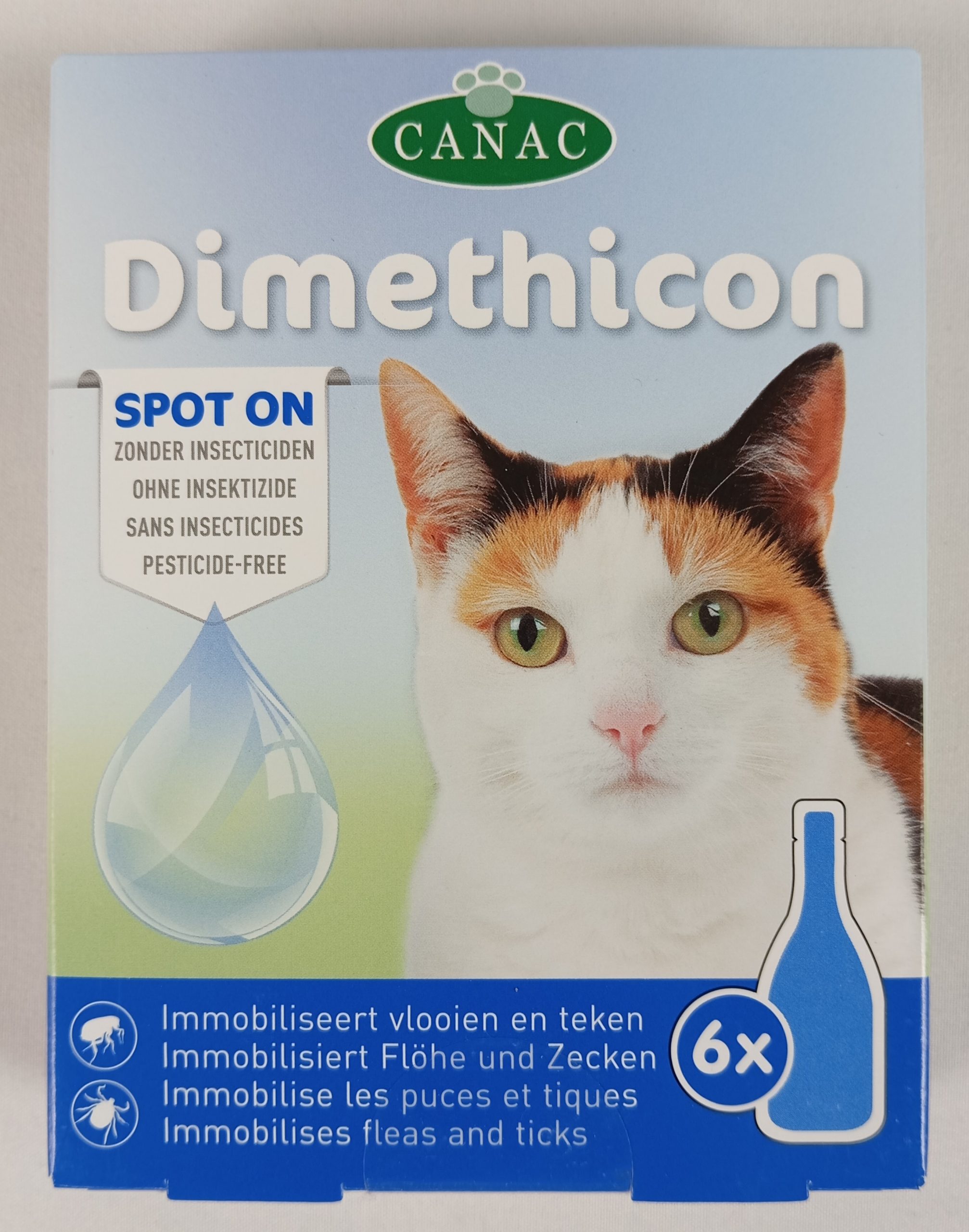 Lot 12 Boites de 6 pipettes Anti – puces / tiques pour chat ( 1.25 euro / boite )