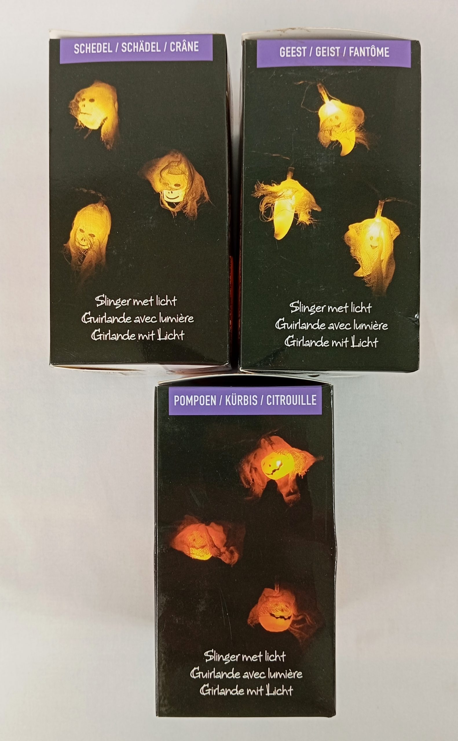 Lot de 8 Guirlandes Halloween 10 Led White ( 0.81 cts / pcs )