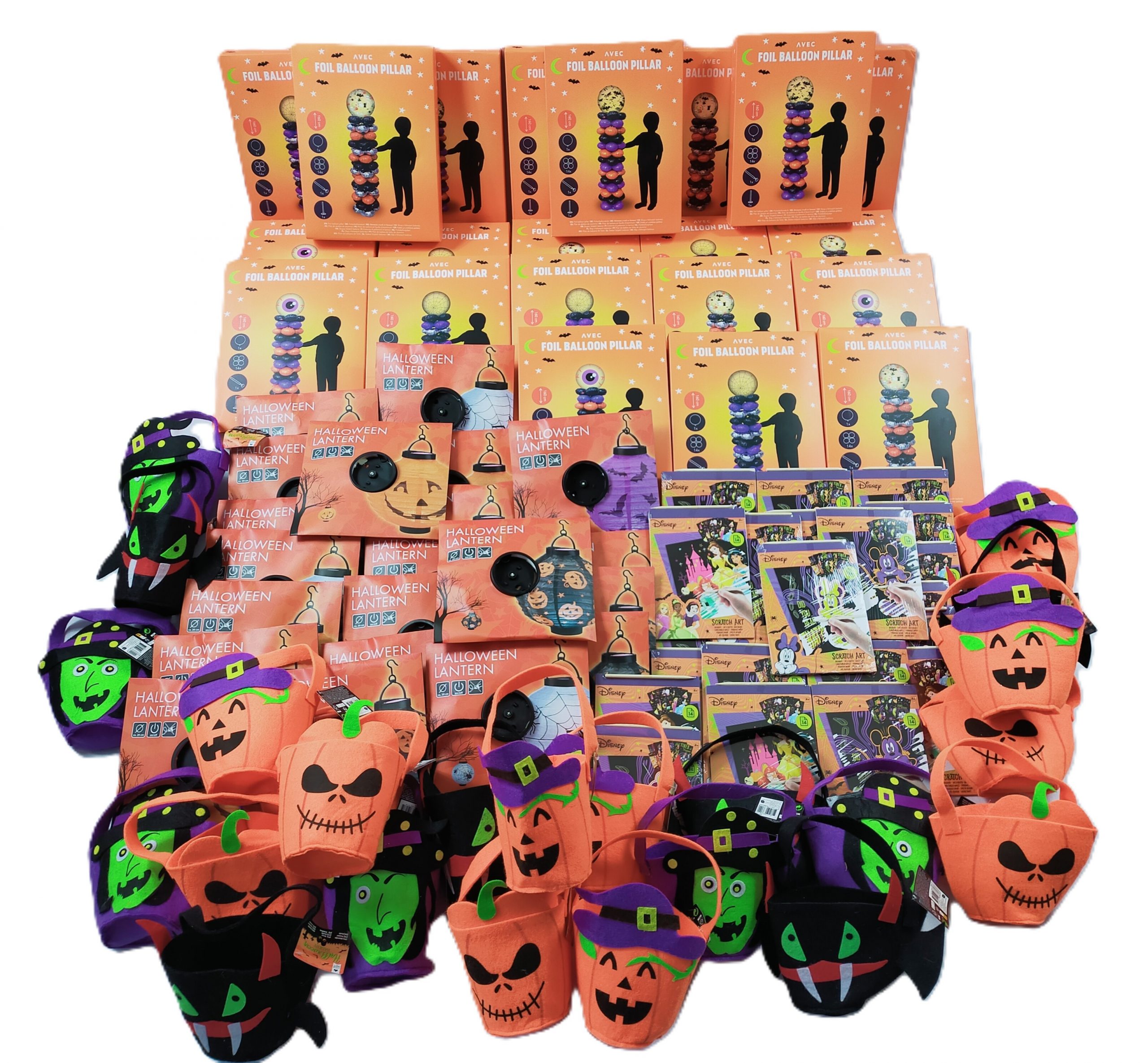 Lot de 96 Articles d’Halloween Listing en description ( 0.78 cts / pcs )