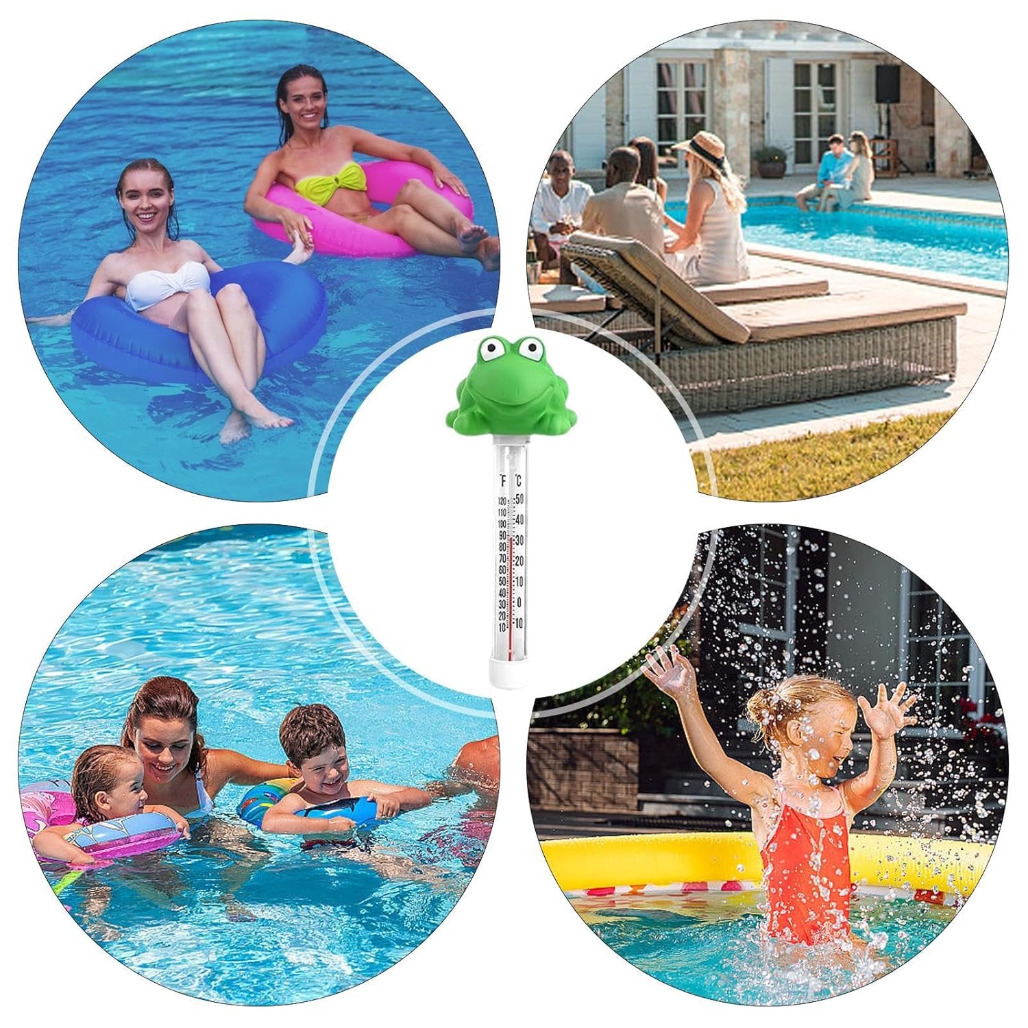 Grossiste / Lot de 21 Thermomètres Piscine / spa animaux ( 0.50 cts / pcs )