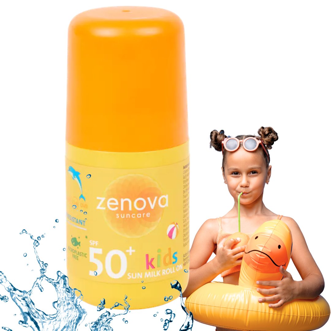 Lot de 7 Roll-On solaire pour enfants 100 ml FPS 50 + Vegan ( 1 euro / pcs )